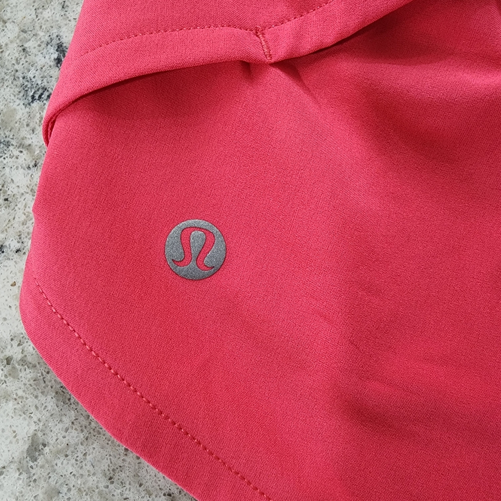 lululemon athletica Coral Pink Athletic Shorts - Picture 3 of 8